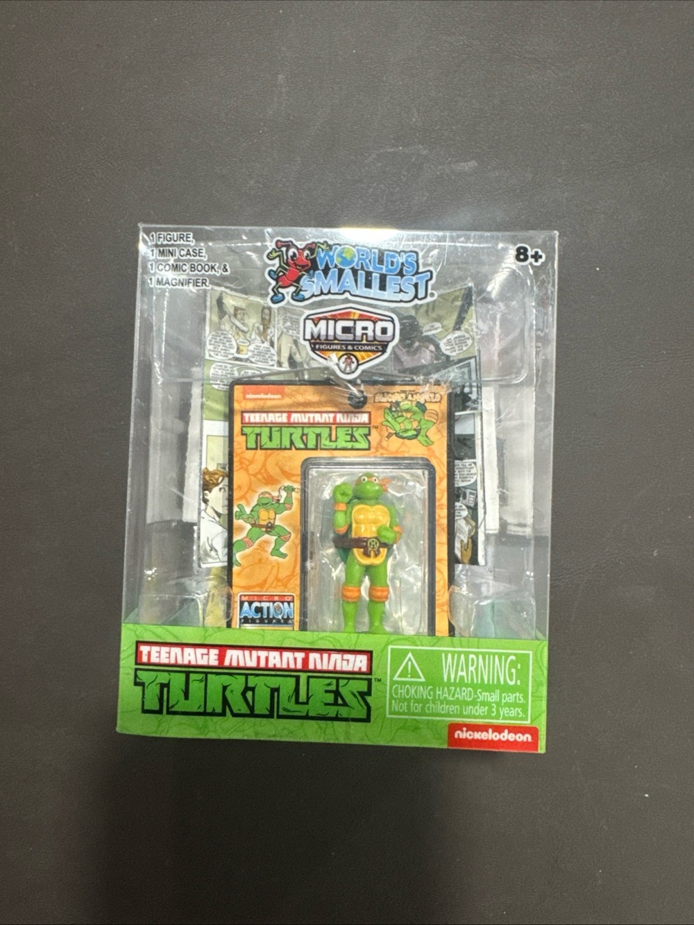 World’s Smallest Teenage Mutant Ninja Turtles Michelangelo Micro Figure